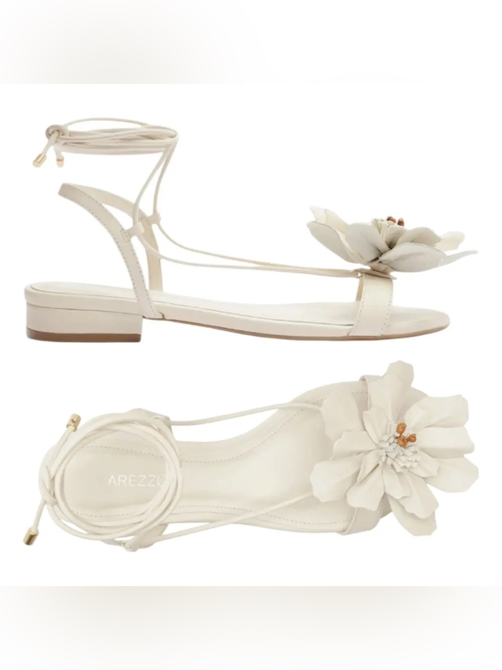 Arezzo Women's Full-Grain Leather Sandal